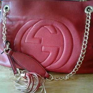 Red gucci purse